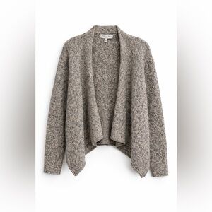 Michael Stars Gray Marled Waterfall Cardigan